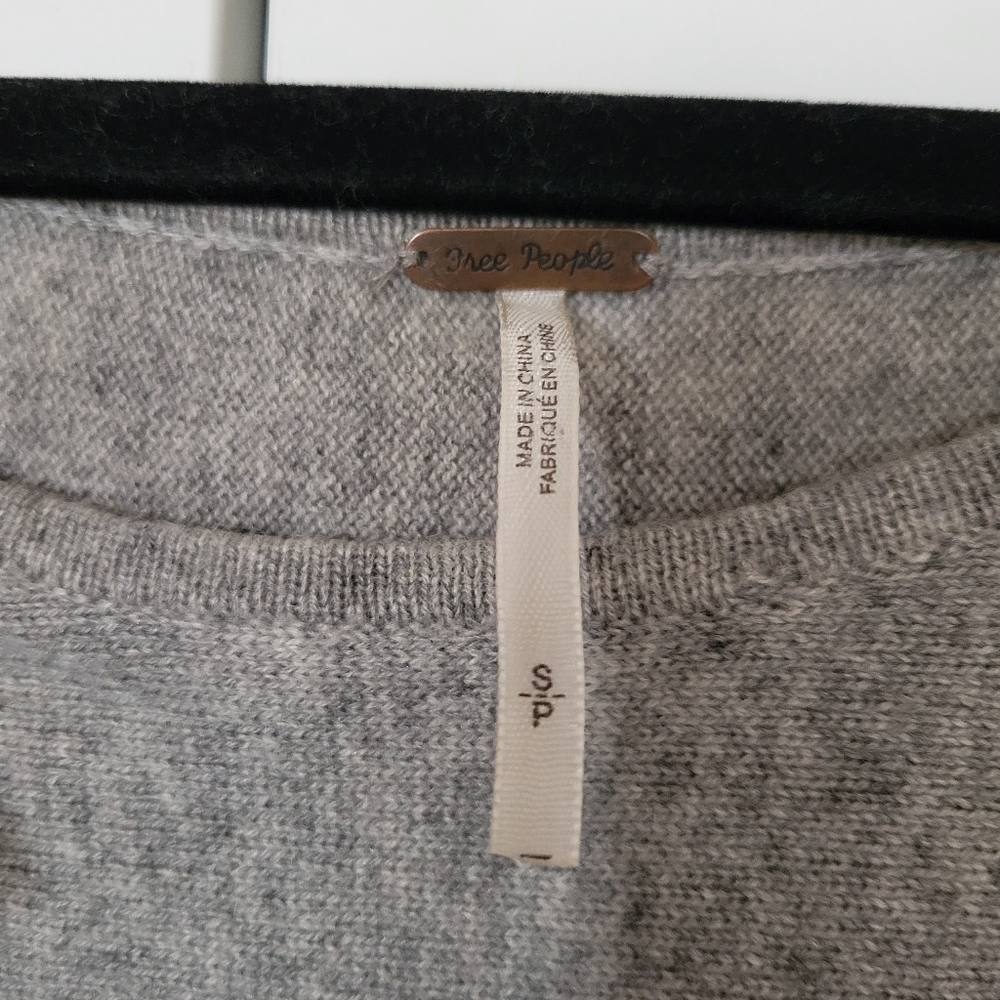 Free People Cashmere Silk Too Little Too Late Dolman Ribbed Sweater - Picture 5 of 6